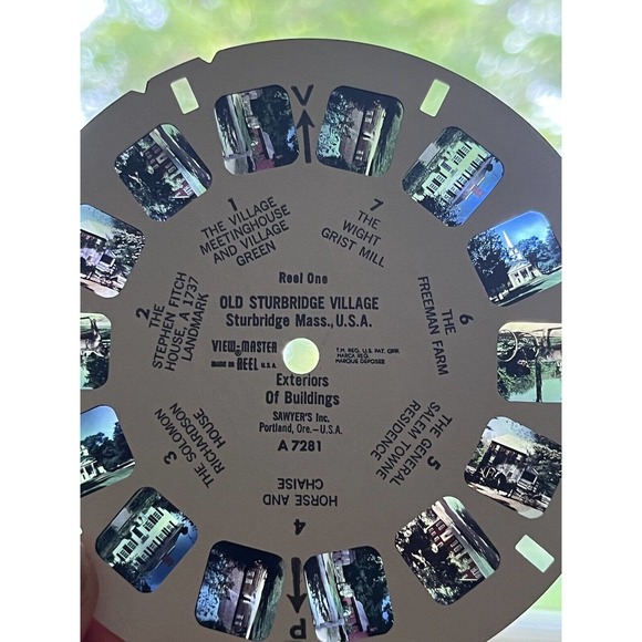 Old Sturbridge Village View Master 3 Reel Packet 1960s views Sturbridge Mass - Picture 4 of 9